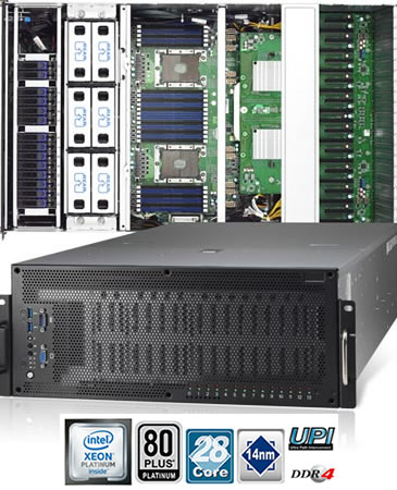 TYAN FA77-B7119 (4U2S 10-GPU server for machine learning)